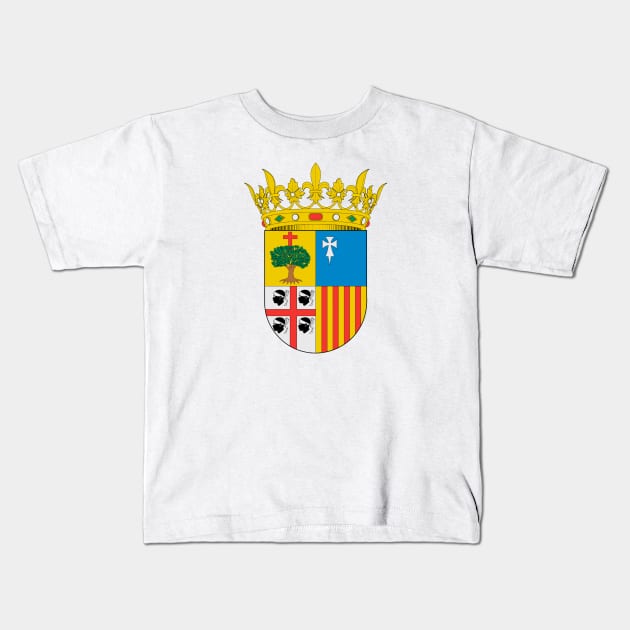 Coat of arms of Aragon Kids T-Shirt by Wickedcartoons